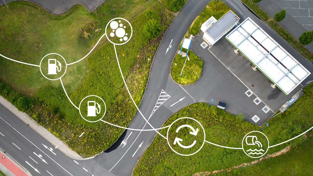 Stazione di servizio con impianto di separazione di olio: servizio professionale per uno smaltimento e una manutenzione sicuri dei separatori